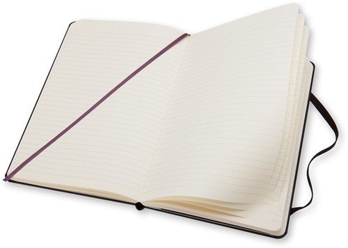 Notitieboek Moleskine pocket 90x140mm lijn hard cover zwart-3