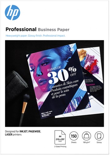 Fotopapier laser HP 3VK91A A4 180gr glans wit 150 vel-3