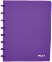 Schrift Atoma A5 blanco 144blz 90gr PP transparant assorti-1