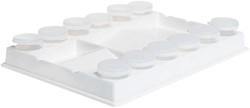 Palet Conda 20 x 15 x 3 cm plastic wit