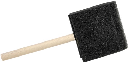 Foambrush Conda 2.5 60 mm 12 stuks hout