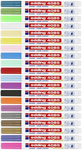 Krijtstift edding 4085 by Securit rond 1-2mm metallic violet-3