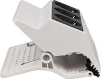 Stekkerdoos Brennenstuhl bureau klembaar 3 voudig 3 meter grijs/wit-2