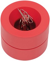 Papercliphouder MAULpro magnetisch recycled Ø73x60mm rood-3