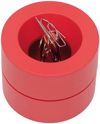 Papercliphouder MAULpro magnetisch recycled Ø73x60mm rood-3