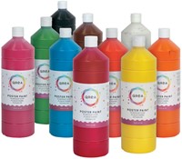 Plakkaatverf Qrea oranje 1000ml-3