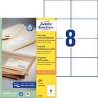 Etiket Avery LR3427-100 105x74mm recycled wit 800 stuks-3