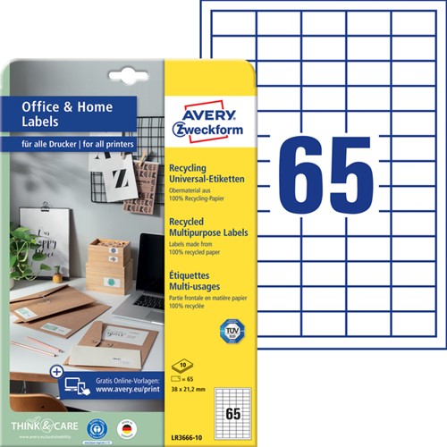 Etiket Avery LR3666-10 38x21.2mm recycled wit 650 stuks-3