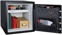 Kluis MasterLock brandvrij en waterdicht electronisch combi-slot XL zwart ZA43-1