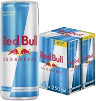 Energiedrank Red Bull sugarfree blik 250 ml