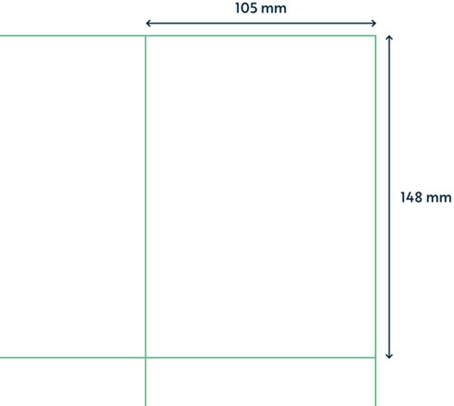 Etiket Qbasic A4 1.000 vel 105x148mm 4000 labels-3