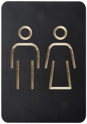 Pictogram Europel man/vrouw zwart AtmR Online