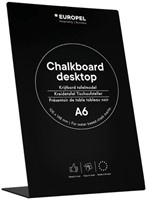 Krijtbord Europel L-standaard A6-3