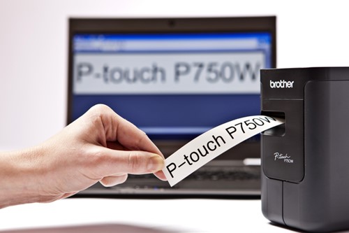 Labelprinter Brother P-touch TZe PT-P750W desktop 24mm zwart-1