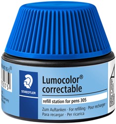 Viltstiftvulling Staedtler Lumocolor 305 non permanent correctable bl