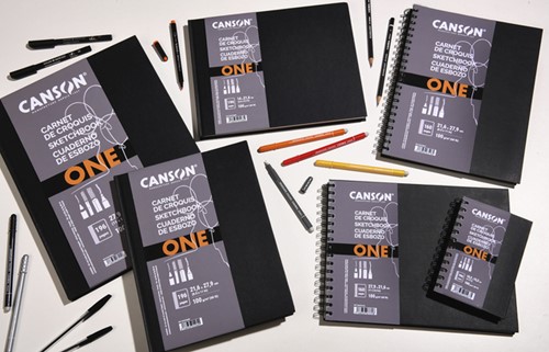 Tekenboek Canson Art Book One 27.9x21.6cm 100gr 80vel hardcover-3