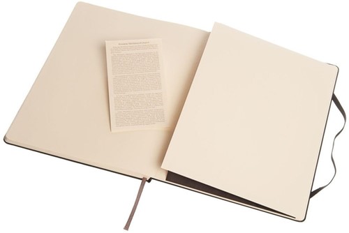 Notitieboek Moleskine XL 190x250mm blanco hard cover zwart-3
