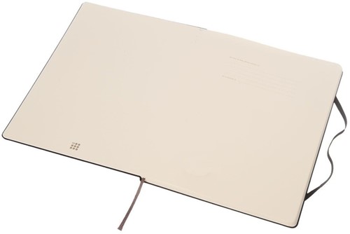 Notitieboek Moleskine XL 190x250mm blanco hard cover zwart-1