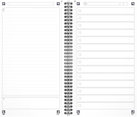 Task Manager Oxford 141x246 mm 115vel blauw-1