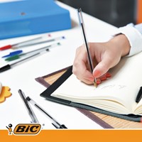 Balpen Bic Cristal medium rood-2