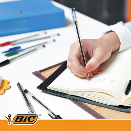 Balpen Bic Cristal medium rood-2
