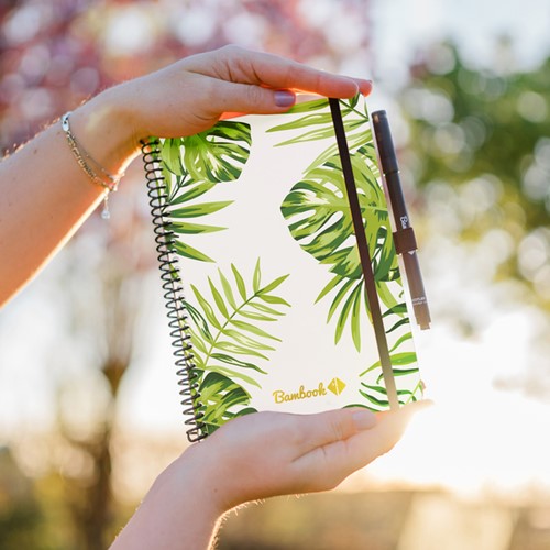 Notitieboek Bambook Original Tropical A5 lijn 40 pagina's uitwisbaar-2