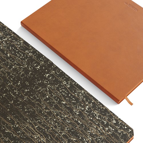 Notitieboek de KEMPEN Atlas 110x160mm lijn 160 pagina's 90gr bruin-2