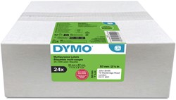 Etiket Dymo LabelWriter multifunctioneel 32x57mm 24 rollen á 1000 stuks wit