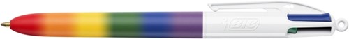 4-Kleuren balpen Bic regenboog medium assorti-3
