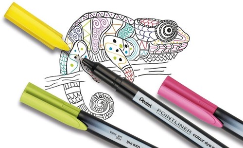 Fineliner Pentel Pointliner S40-C fijn blauw-1