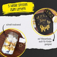 Acrylmarker Online lettering 5 breedtes goud-5