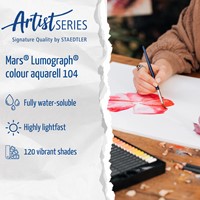 Aquarelpotlood Staedtler Mars Lumograph set à 12 kleuren-6