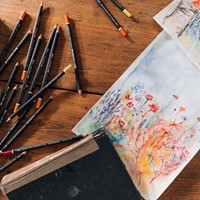 Aquarelpotlood Staedtler Mars Lumograph set à 12 kleuren-5