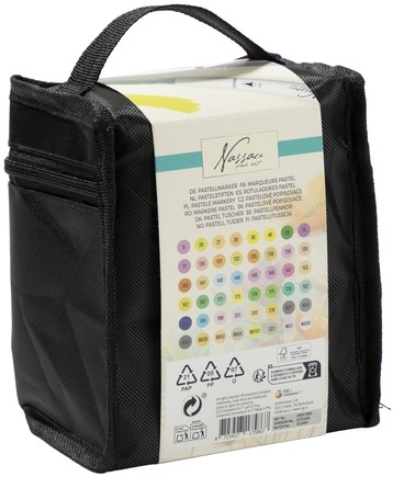 Pastelmarkers Nassau set à 48 kleuren-3