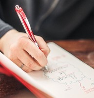 Gelschrijver Pentel BL77 Energel medium bosgroen-2