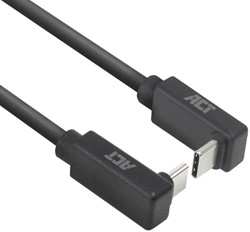 Kabel ACT USB-C hoek boven/beneden 10Gbps 2m