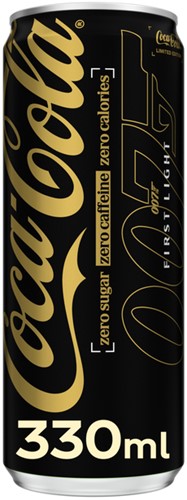 Frisdrank Coca Cola zero sugar zero caffeine blik 330 ml-3