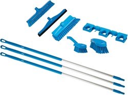 Starterkit Vikan Hygiene borstelwerk horeca 9-delig -Blauw
