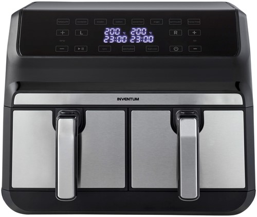 Airfryer Inventum 2 x 4 liter 1700 watt zwart/rvs-2