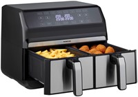 Airfryer Inventum 2 x 4 liter 1700 watt zwart/rvs-3