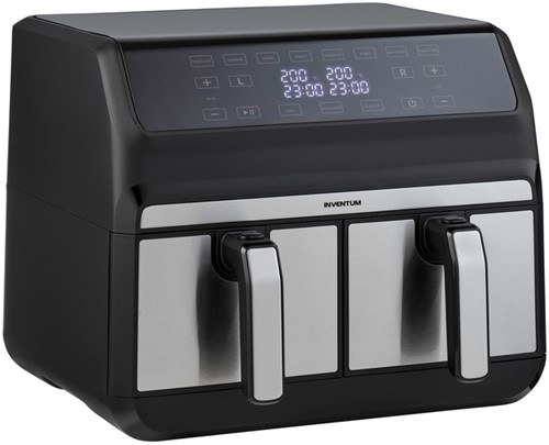 Airfryer Inventum 2 x 4 liter 1700 watt zwart/rvs-4