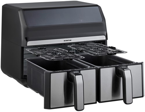 Airfryer Inventum 2 x 4 liter 1700 watt zwart/rvs-5