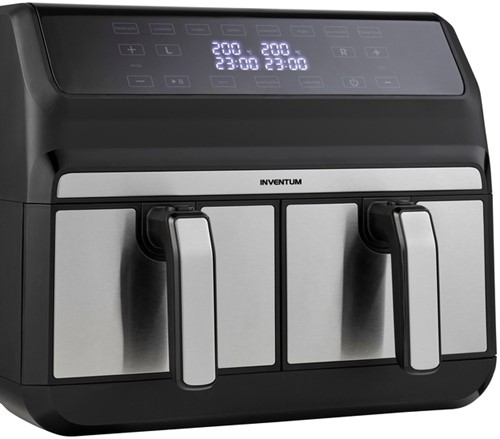 Airfryer Inventum 2 x 4 liter 1700 watt zwart/rvs-7