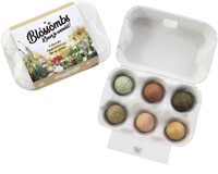 Giftbox Blossombs bloemen eierdoosje à 6 zaadbommetjes-2