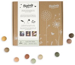 Giftbox Blossombs wilde bloemzaden box à 9 zaadbommetjes