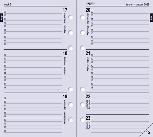 Agendavulling 2027 Kalpa Personal 7dagen/2pagina's-5