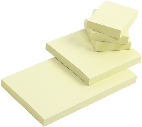 Memoblok Quantore 38x51mm geel 3 stuks-3
