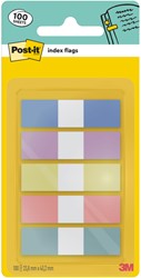 Indextabs Post-it 683-5PASTEL 11.9x43.2mm small 100 Vel