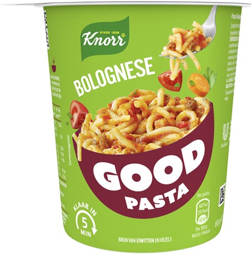 Good Pasta Knorr spaghetti bolognese cup 68 Gram