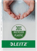 Showtas Leitz Premium links open 0.13mm PP A4 transparant 100 stuks-2
